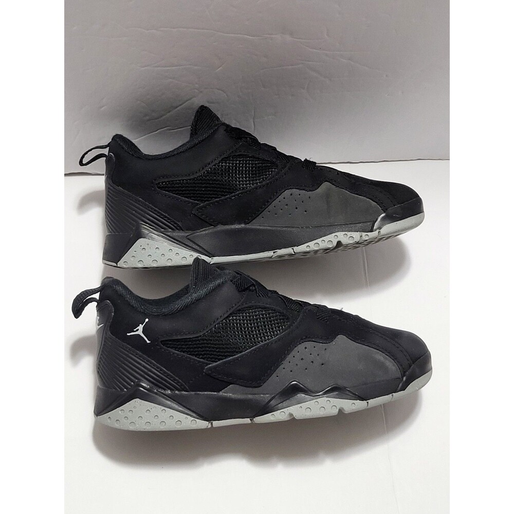 Jordan True Flight Black Cool Grey Low Top Athletic Basketball Size Kid's 13C